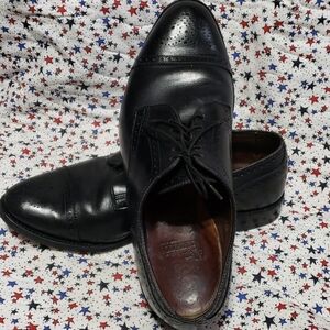 Allen edmunds Sanford cap toe oxford black flaws